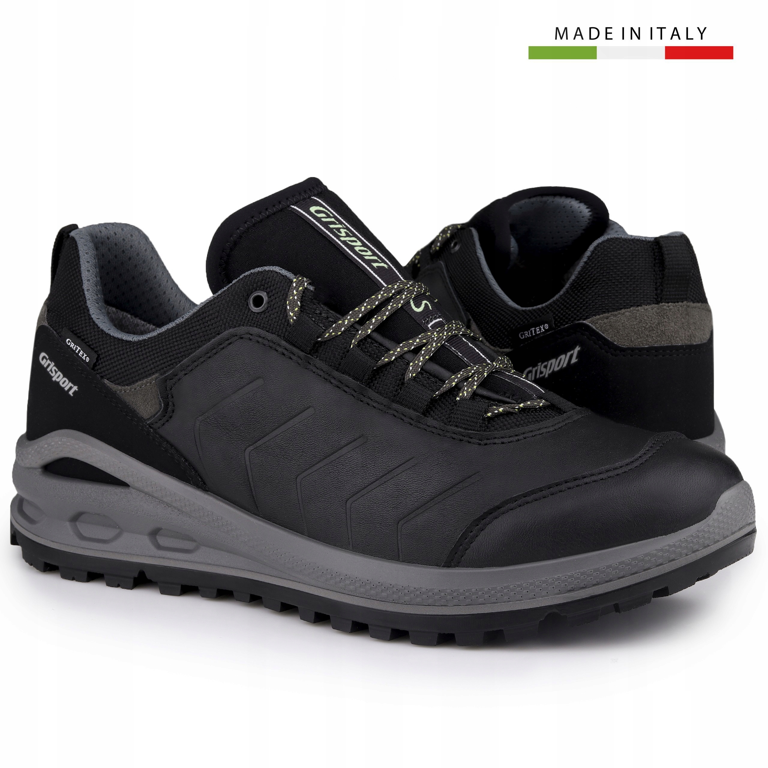 Pánské trekové boty Grisport Nero Touch Gritex Voděodolné