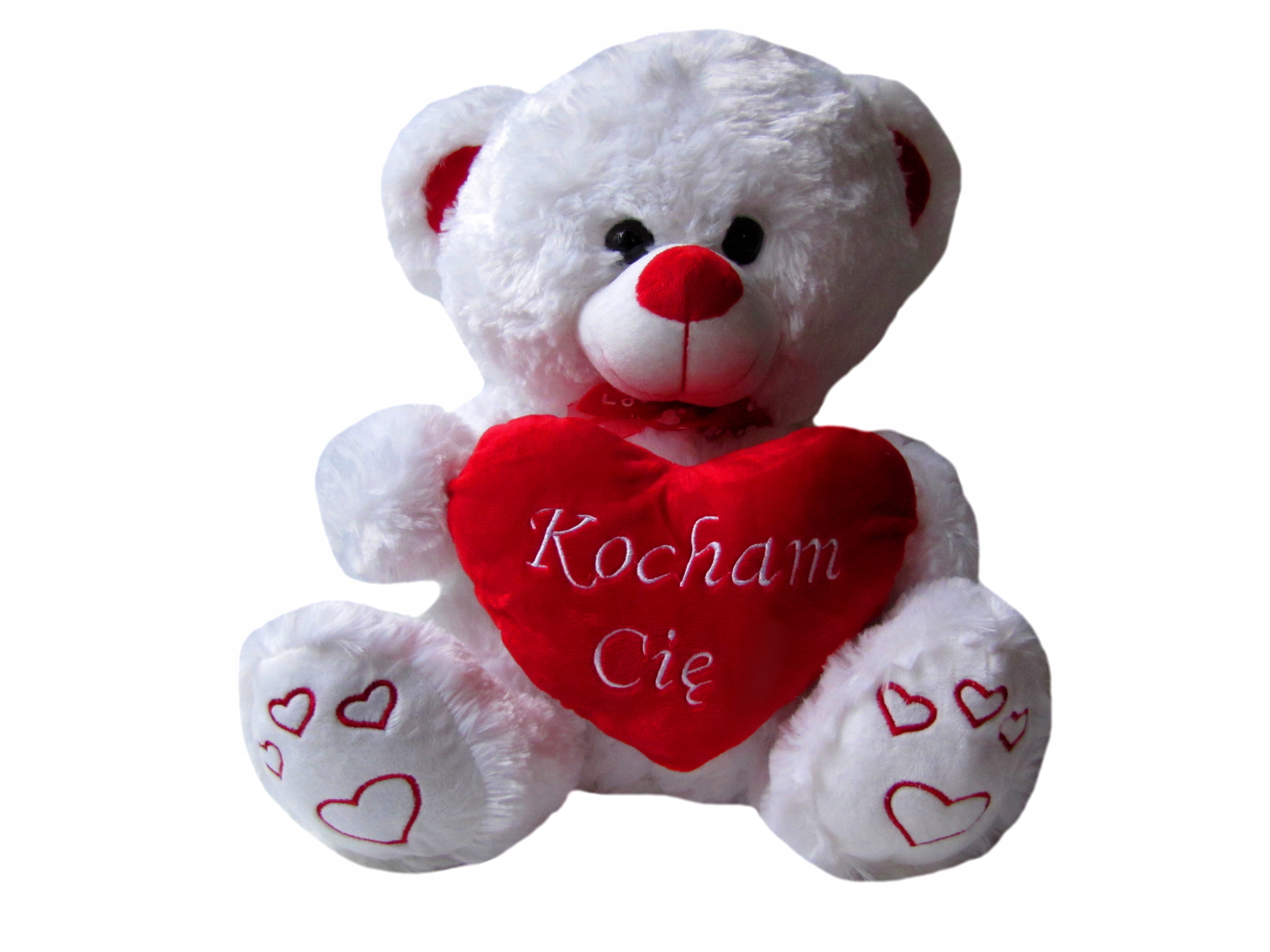 MIŚ + serce KOCHAM CIĘ MASKOTKA pluszowy prezent B