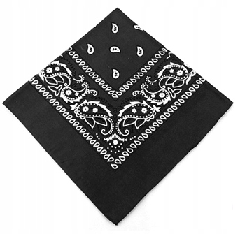 

Chustka Bandamka Apaszka Bandana czarna