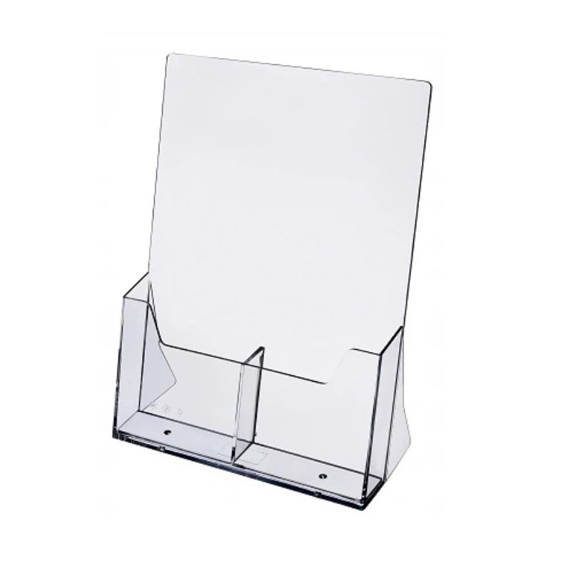 

Stojaczek Podajnik Na Ulotki 2 x 1/3 A4 DL plexi