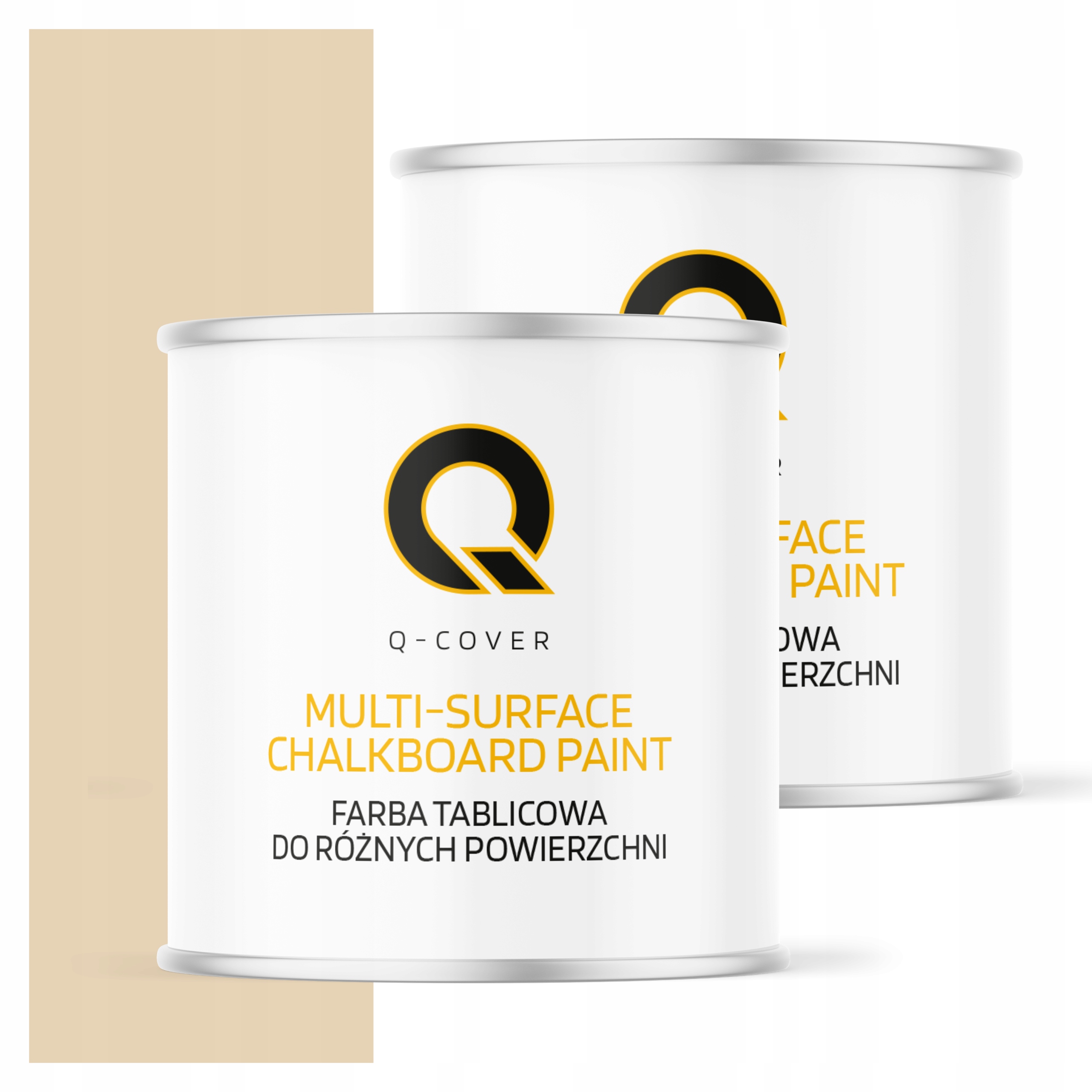 Dekoratívna tabuľová farba Dobre kryjúca 2,5L Krémovo béžová RAL1015 Matná