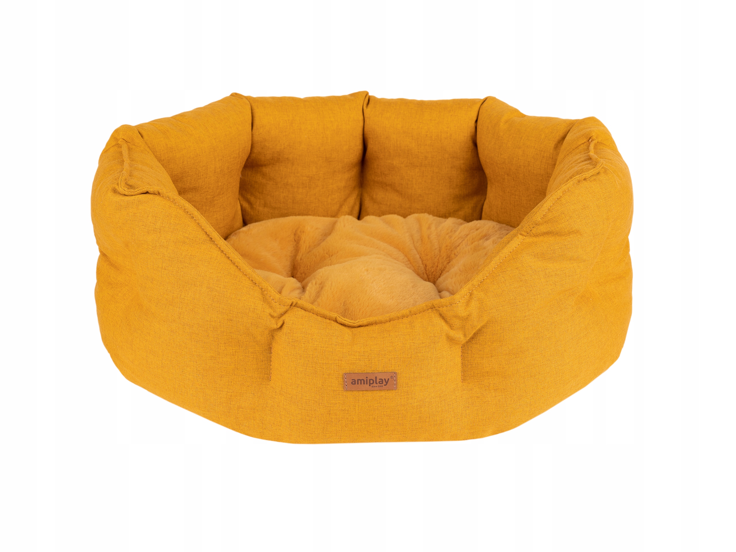 Levně Amiplay Pelíšek Colosseum Como M Žluté