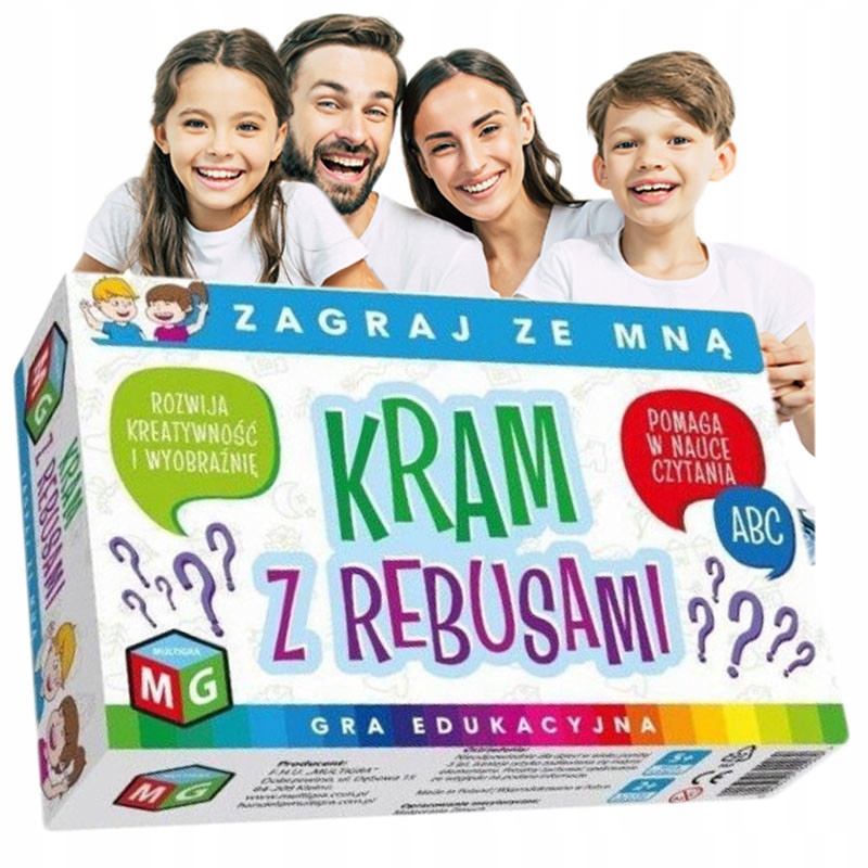 

Gry Edukacyjne dla 5 Latka Zabawka Kram z Rebusami