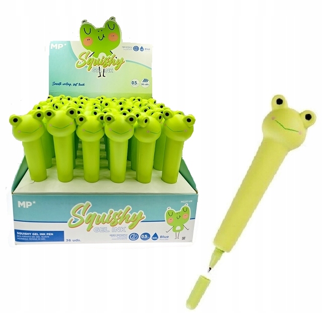 

Długopis Gniotek Squishy Żabka 0.5mm niebieski