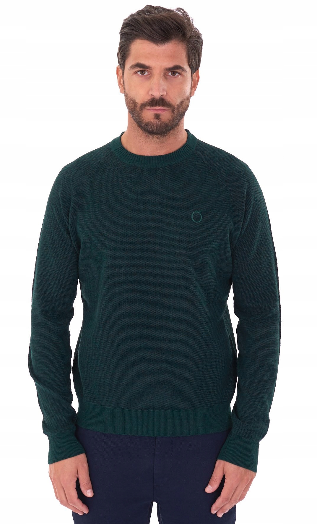Tru Trussardi Tmavě Zelený Svetr S Logem (2XL)