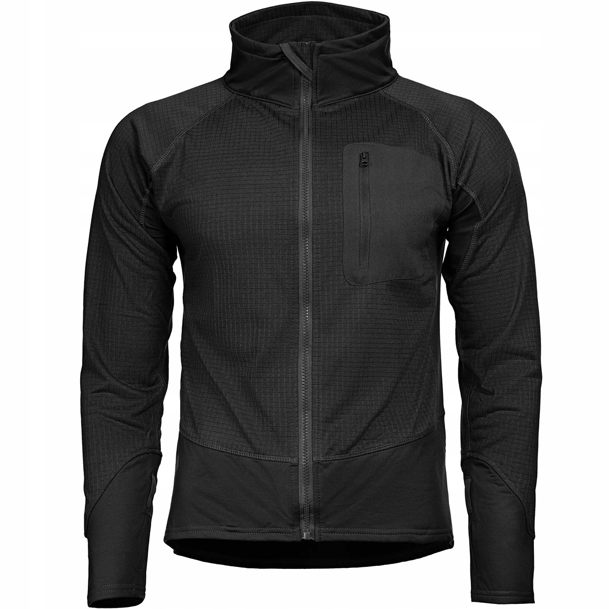 Mfh Lehká Mikina Fleecová Zateplení Us Jacket Lining Podpinka Černá S