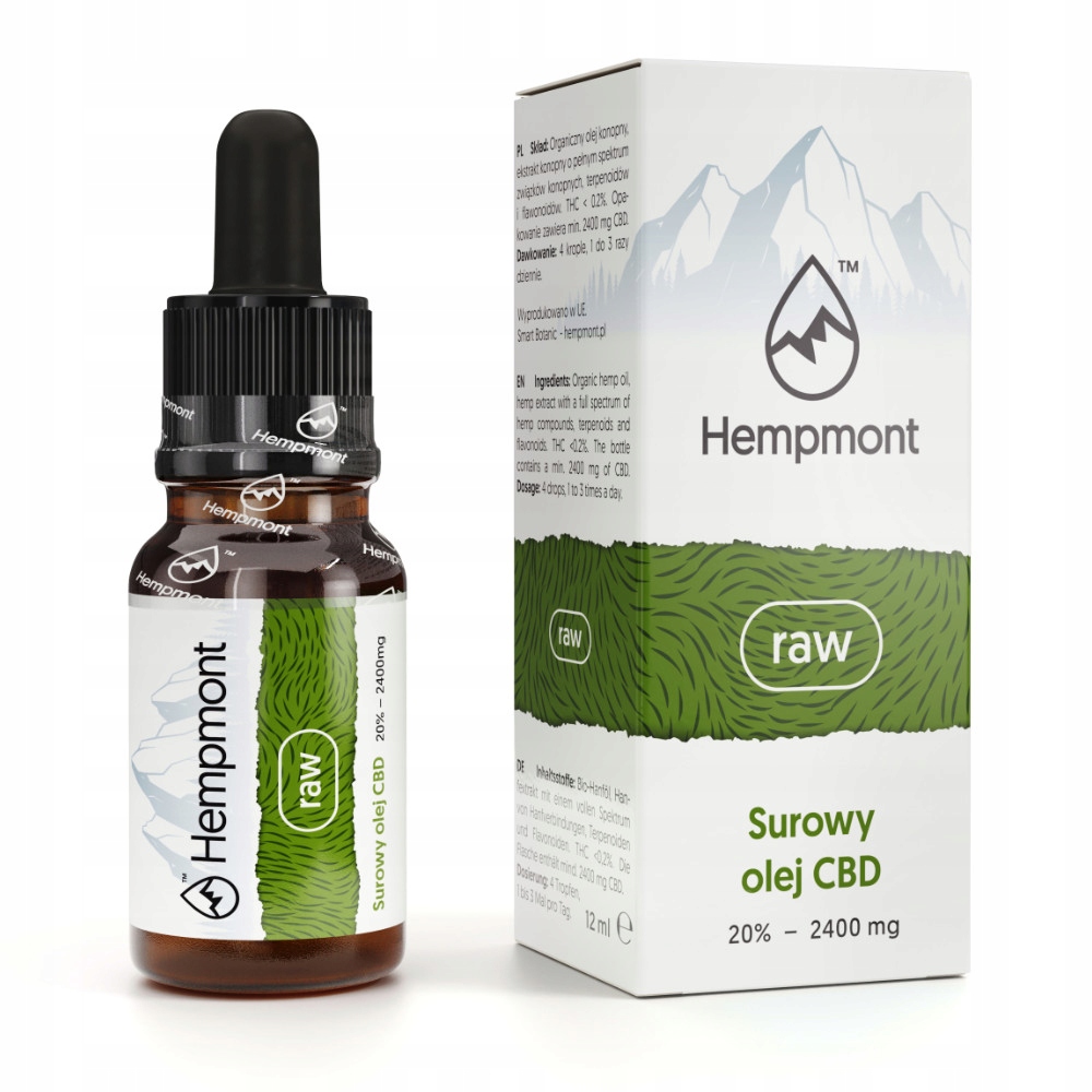 

Olejek Konopny Cbd Hempmont 20% 2400MG Surowy!