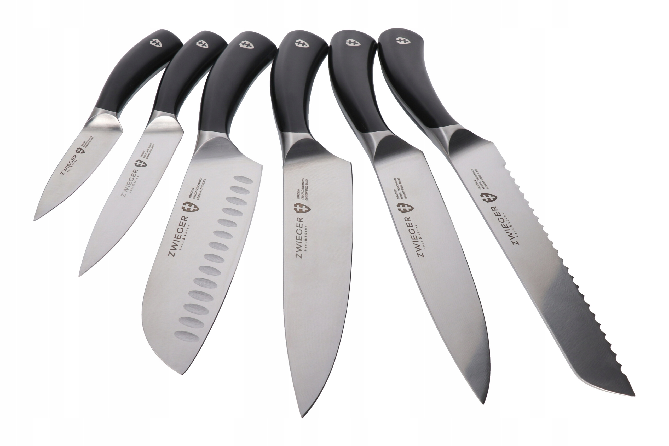 

Zwieger Obsidian Zestaw Noży 6 El + Gratis