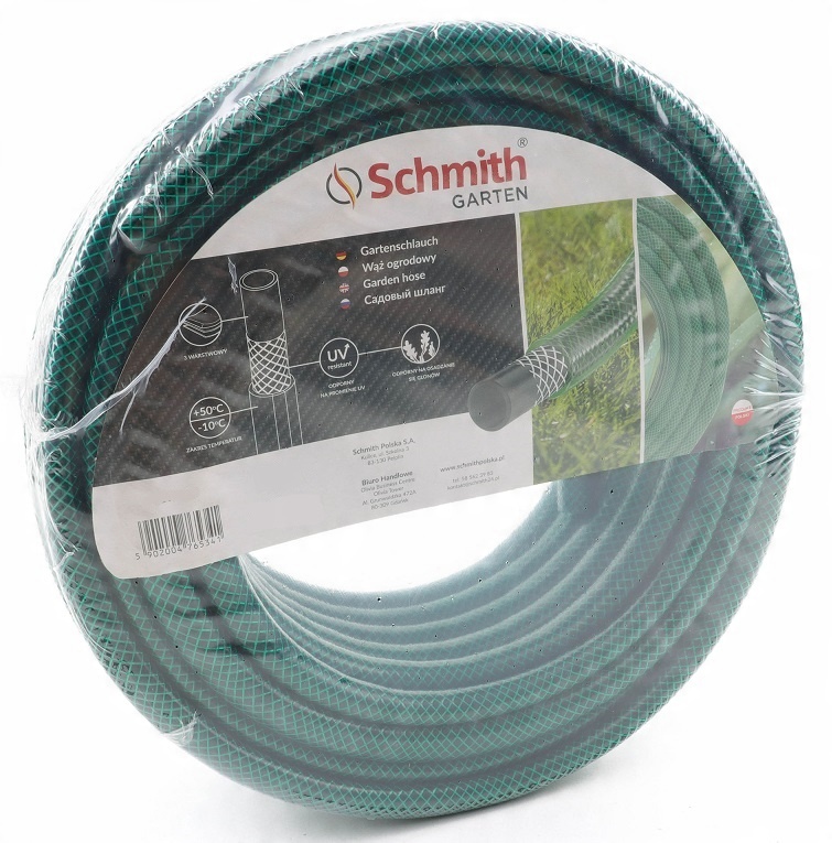 

Wąż Ogrodowy 1/2" 30m Do Podlewania Schmith