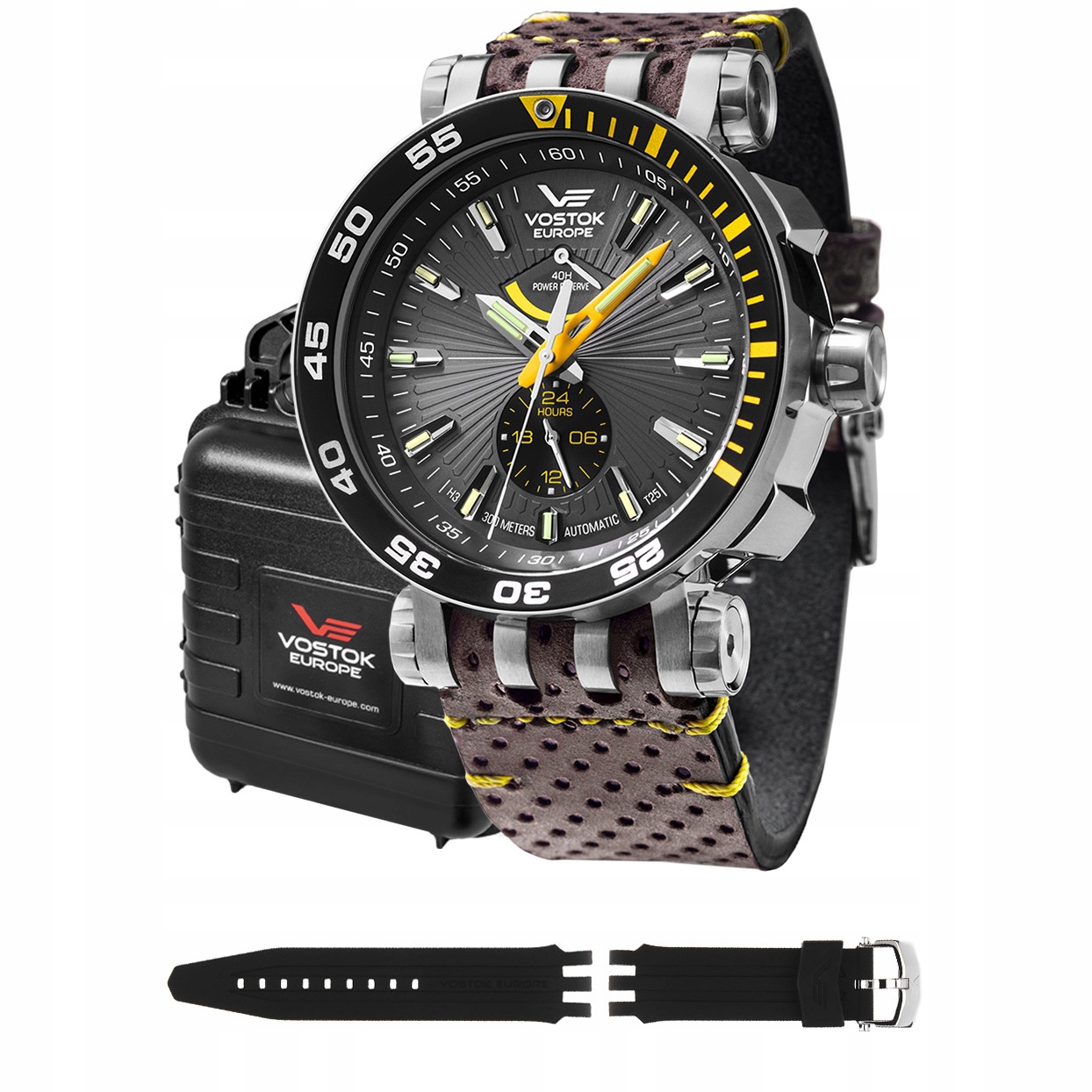 Pánské Hodinky Vostok Europe YN84-575A539 hnědé