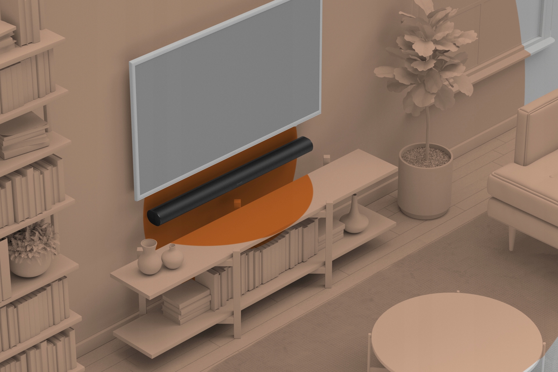 Sonos Arc 2.0 soundbar black Głębokość produktu 11.57 cm