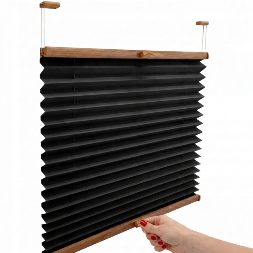 Roleta Plisa Premium žaluzie Montáž Neinvazivní na míru 111 x 220 cm
