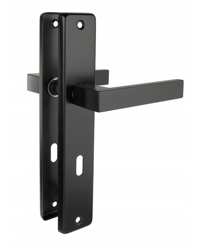 

klamka Ergo szyld klucz 72 mm czarny Velvet