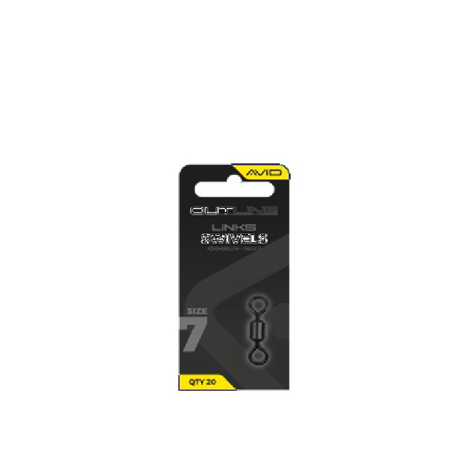 Avid Carp Outline Swivel Krętlik Size: 7