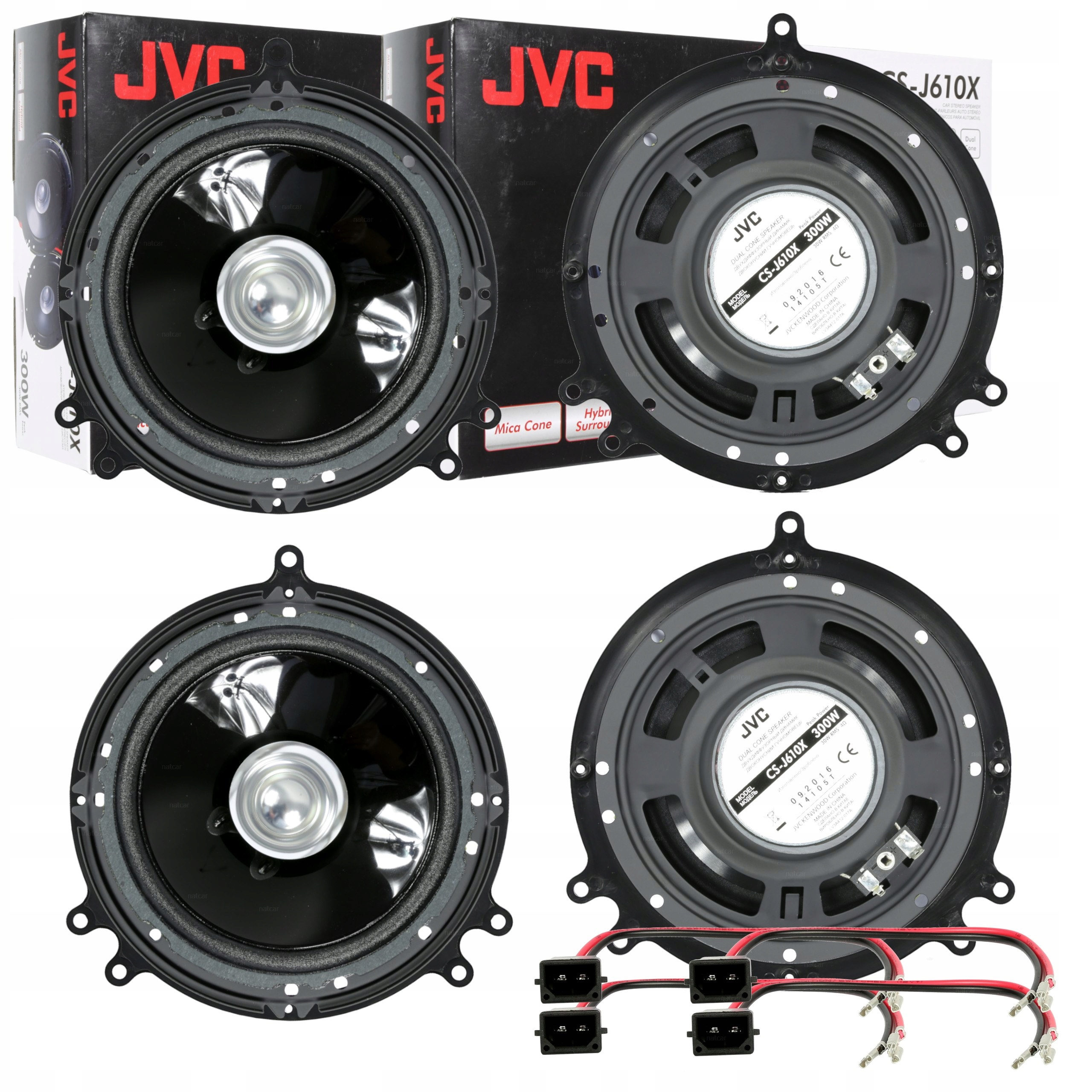 JVC GŁOŚNIKI AUDI A6 C5 PRZÓD I TYŁ