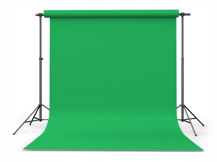 TŁO MATERIAŁOWE ZIELONE 3X3M GREEN SCREEN GREENBOX
