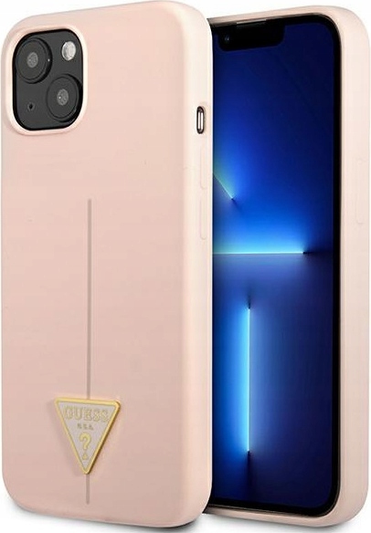 Pouzdro Guess GUHCP13MSLTGP pro Apple iPhone 13 růžové/pink hardcase Silicone Tria
