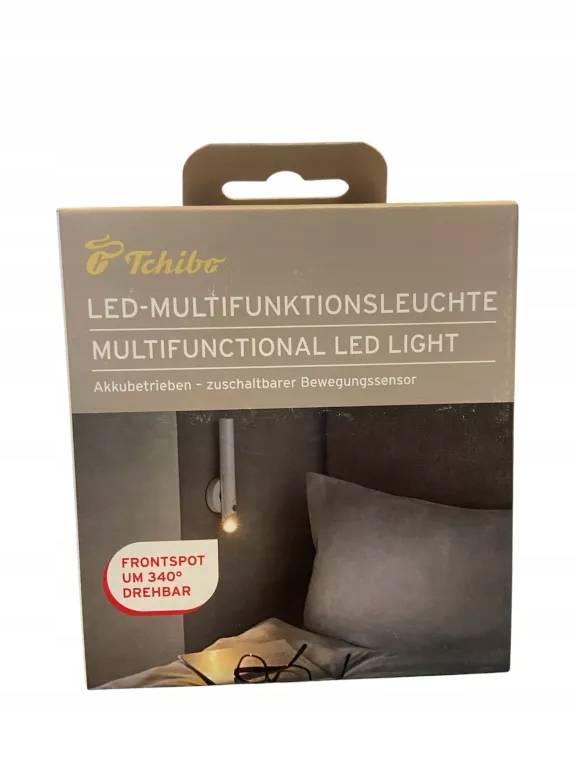 TCHIBO - WIELOFUNKCYJNA LAMPKA LED - KOLOR: BIAŁY