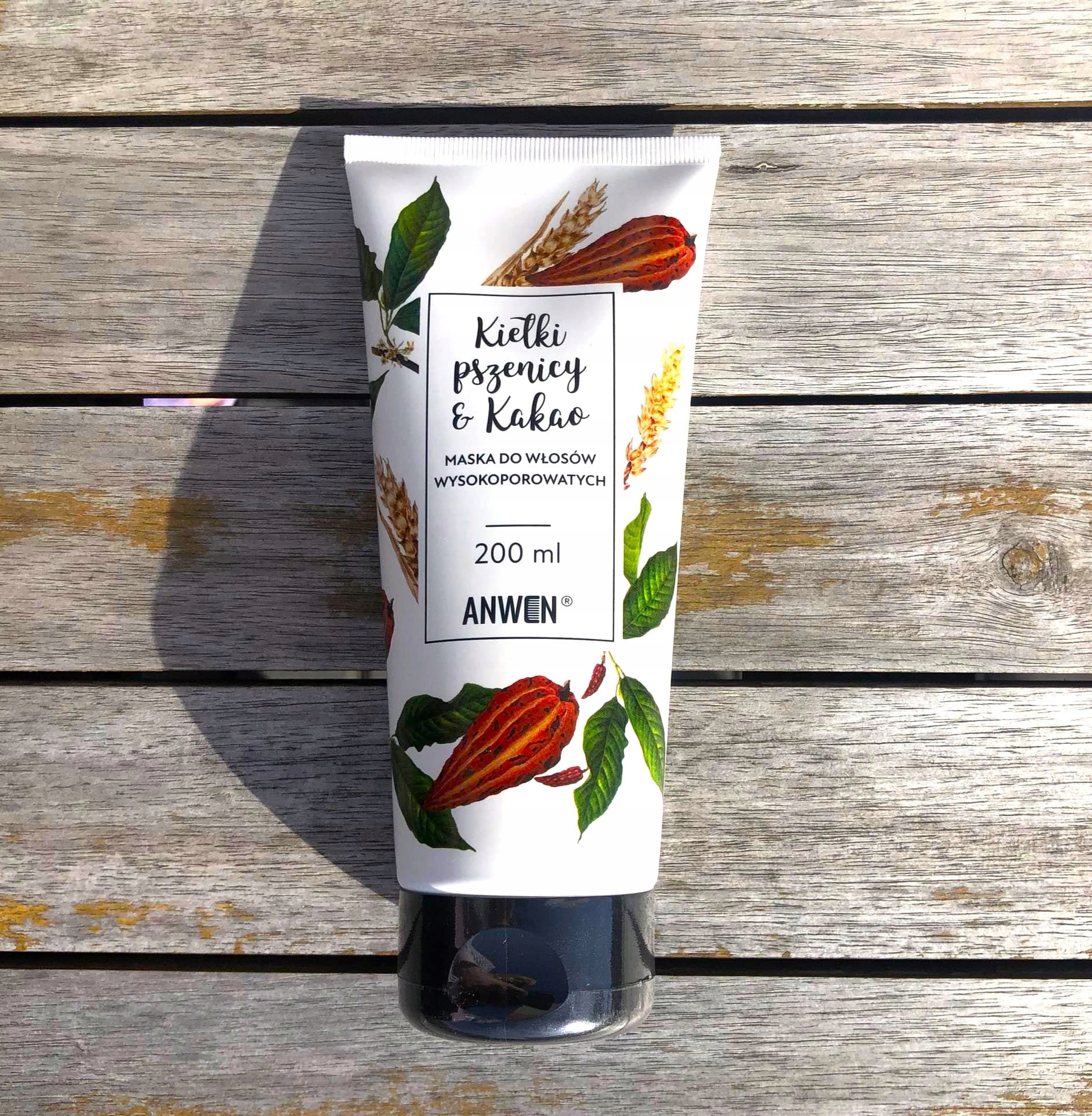 ANWEN Maska do włosów wysokoporowatych 200ml Pojemność 200 ml