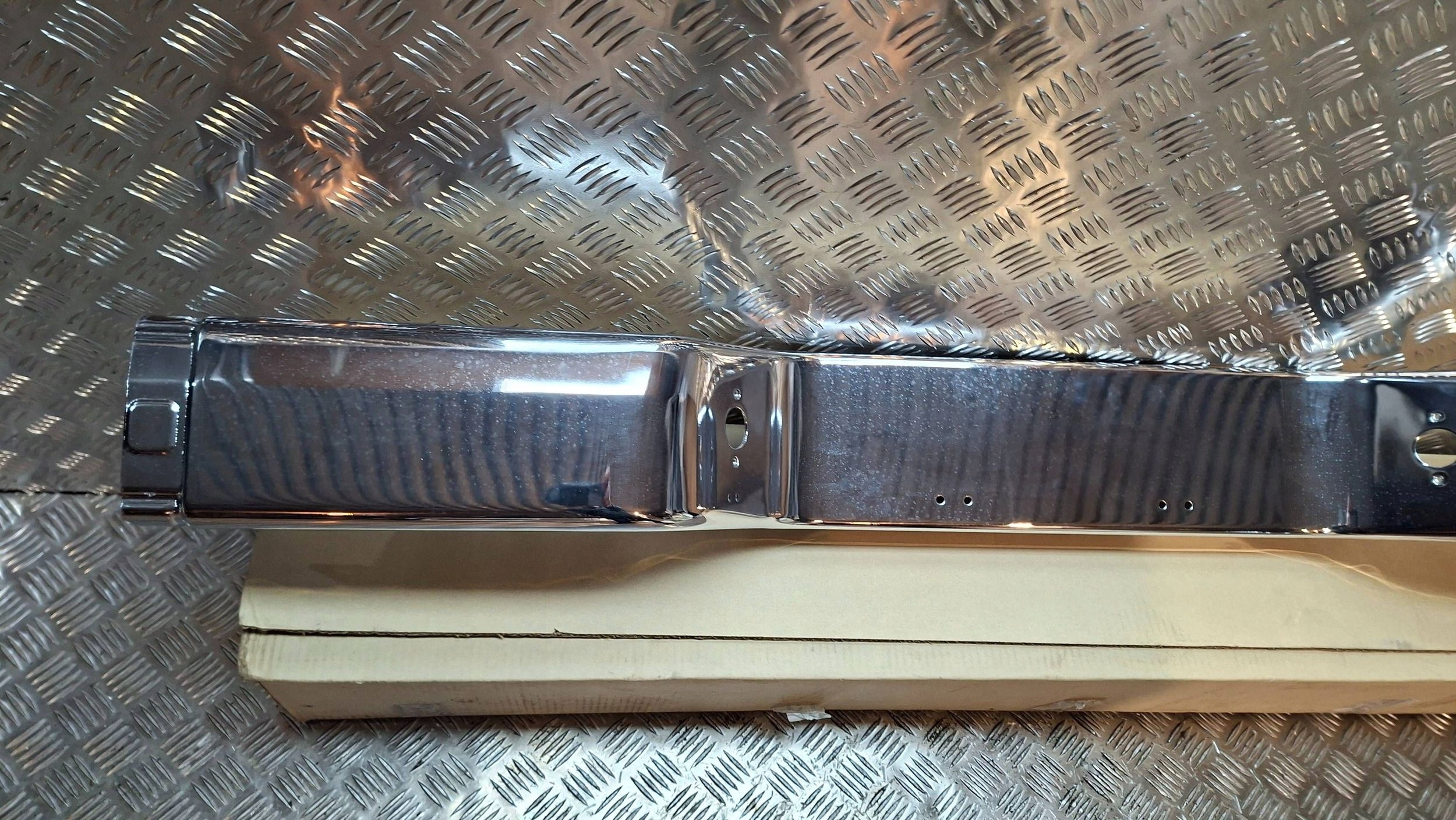 bumper rear part CHROM 6000622557 FIAT FULLBACK 2016