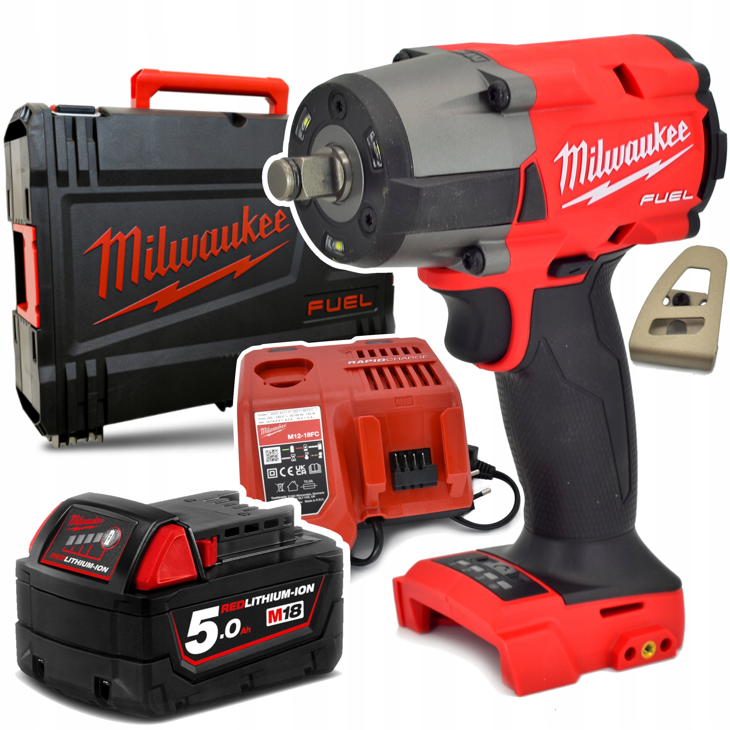 Klucz udarowy 18V 1/2 Milwaukee M18 FMTIW2F12-501X 1x 5ah 775NM Zestaw