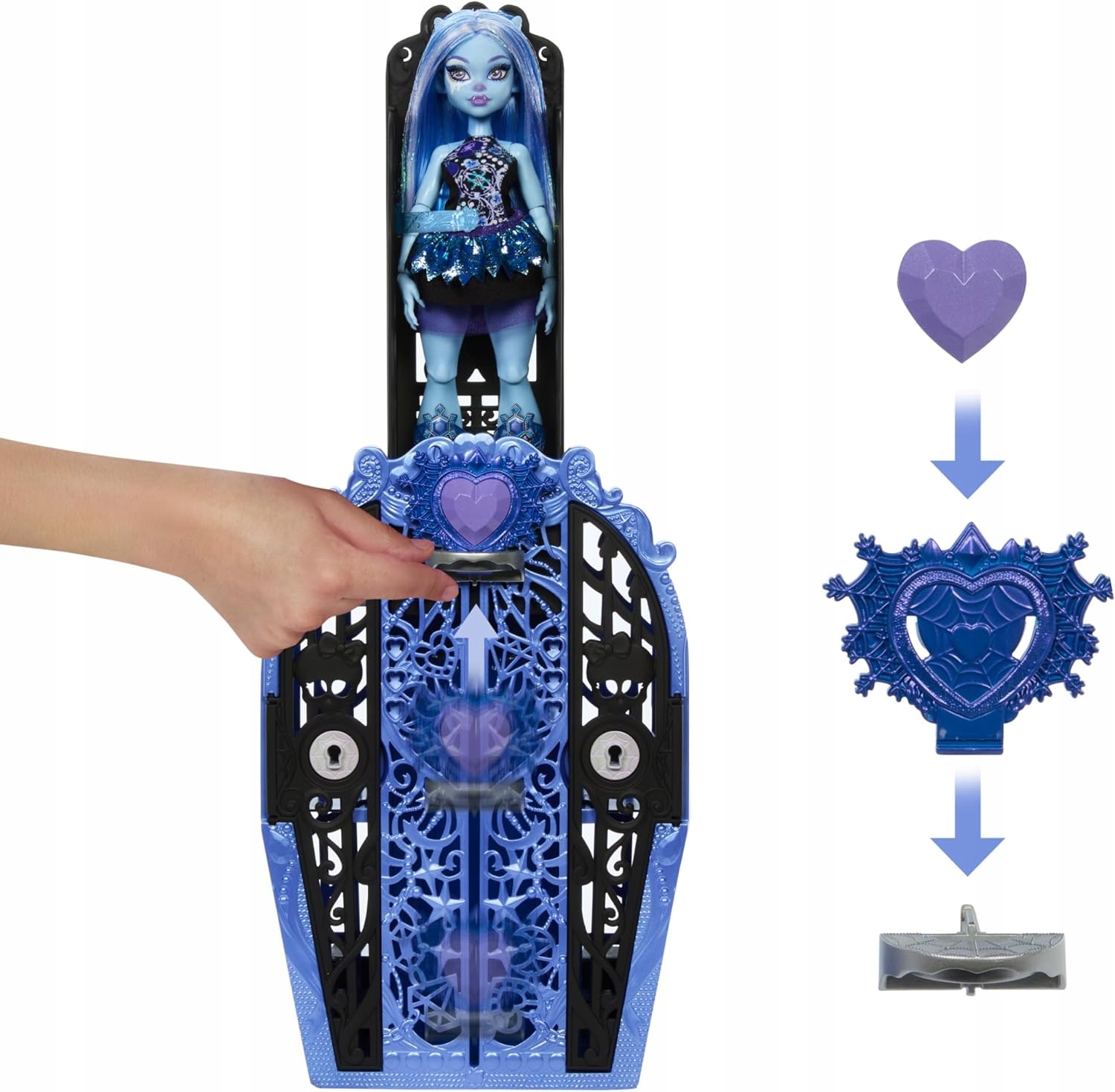 LALKA MONSTER HIGH STRASZYSEKRETY SERIA 4 POTWORNE ZAGADKI Abbey Bominable Model Abbey Bominable