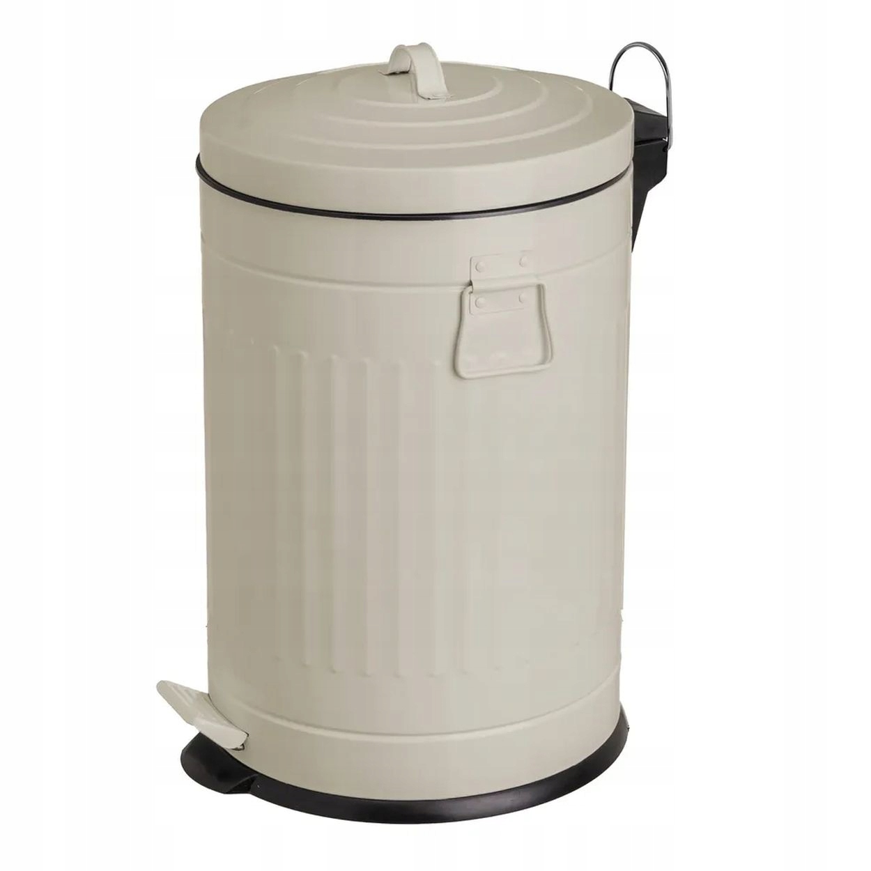 Kôš Na Odpadky 20L Retro Béžový Vintage Do Kuchyne Triedenie Odpadu 49 cm