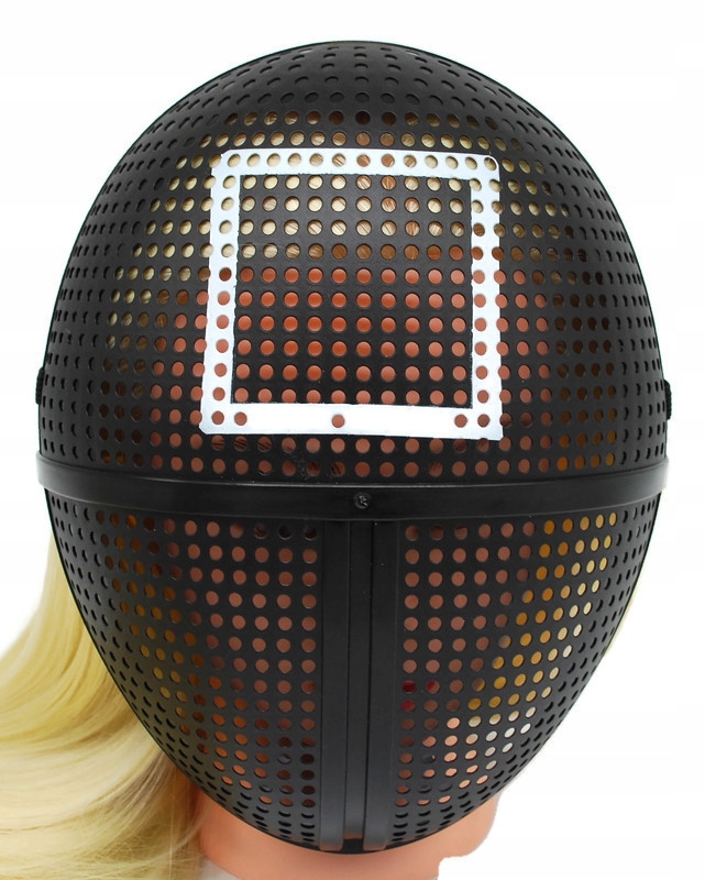 Maska Squid Game Karnawał Halloween Cospla Kwadrat Typ maska