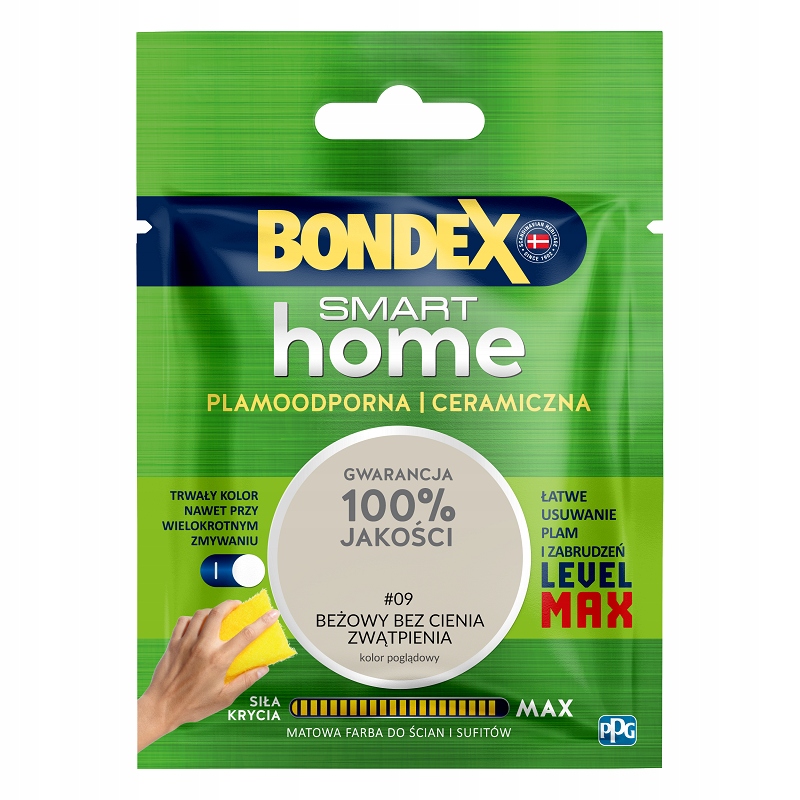 

Bondex Smart Home beżowy bez cienia zwątpien 0,03L