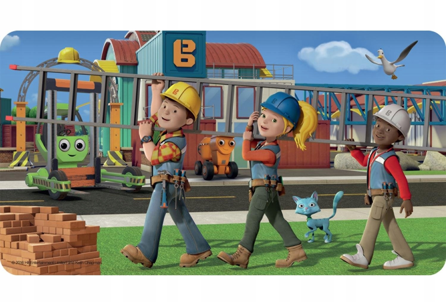 BOB BUDOWNICZY puzzle piankowe 18 dużych elem. 3+ EAN (GTIN) 8710126194454