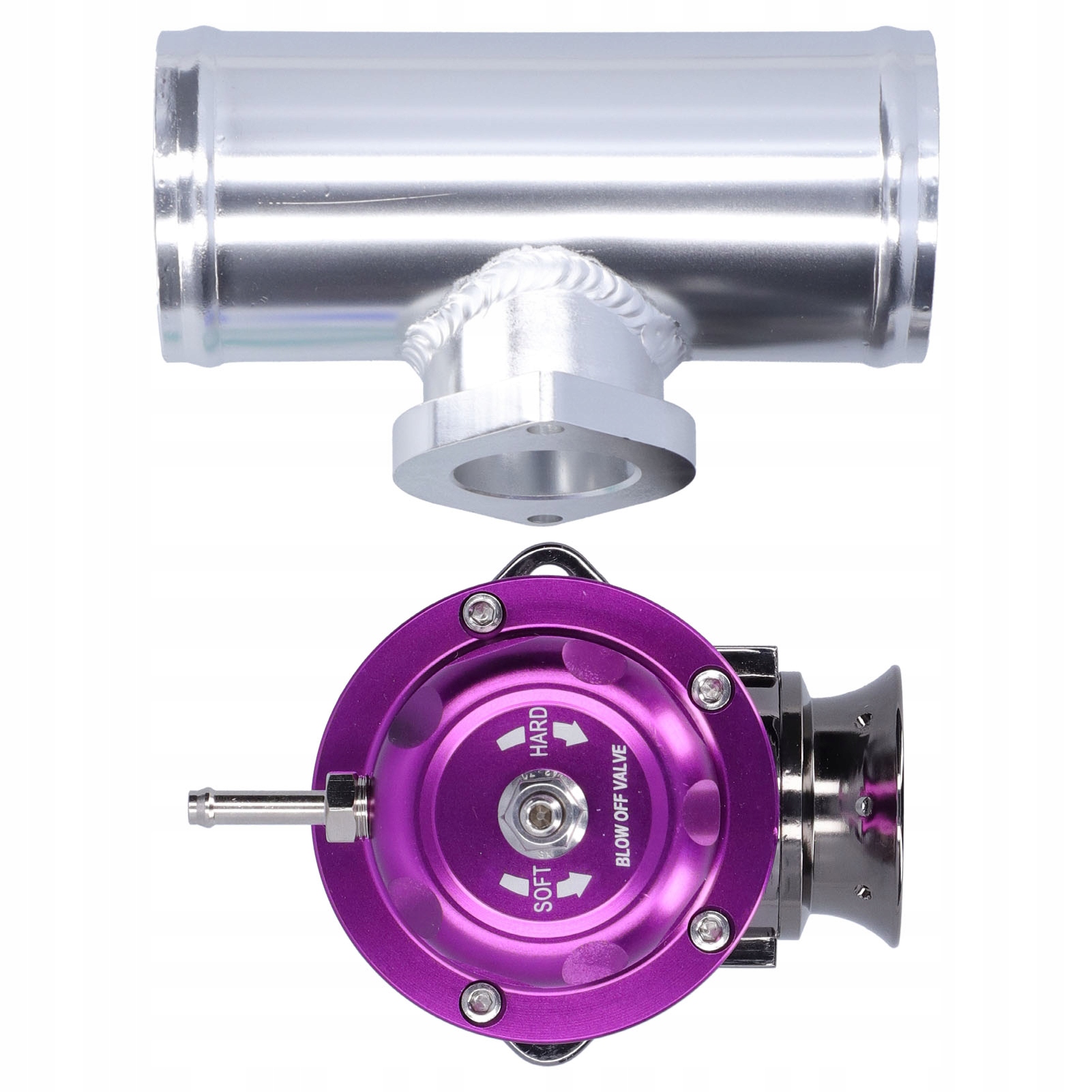 1618210121811 - Алюминиевый 2,5-дюймовый турбо-выпускной клапан заготовки