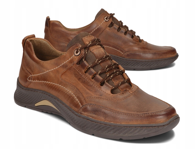 

Buty Męskie Sport Skóra Komodo 922/BR Brązowy 44