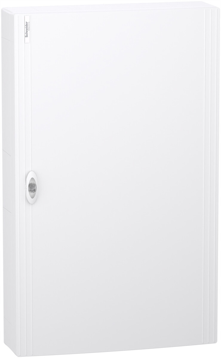Obudowa PrismaSeT Xs PSXS-5-24-NT-B, natynkowa, drzwi białe, 5 rzędów, 24 m