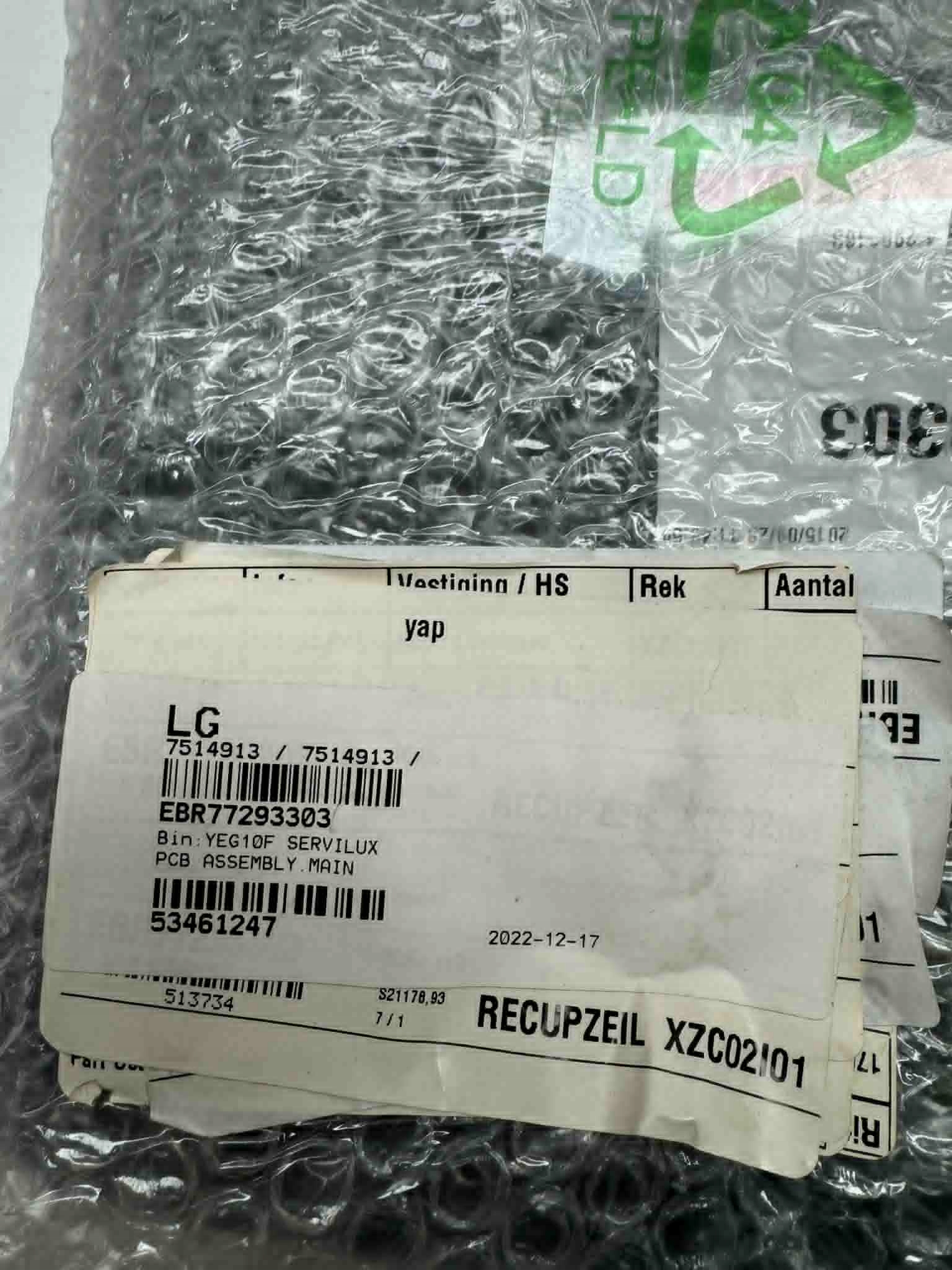 Płyta główna Lg EBR77293303 Bpr Total Assembly lodówki