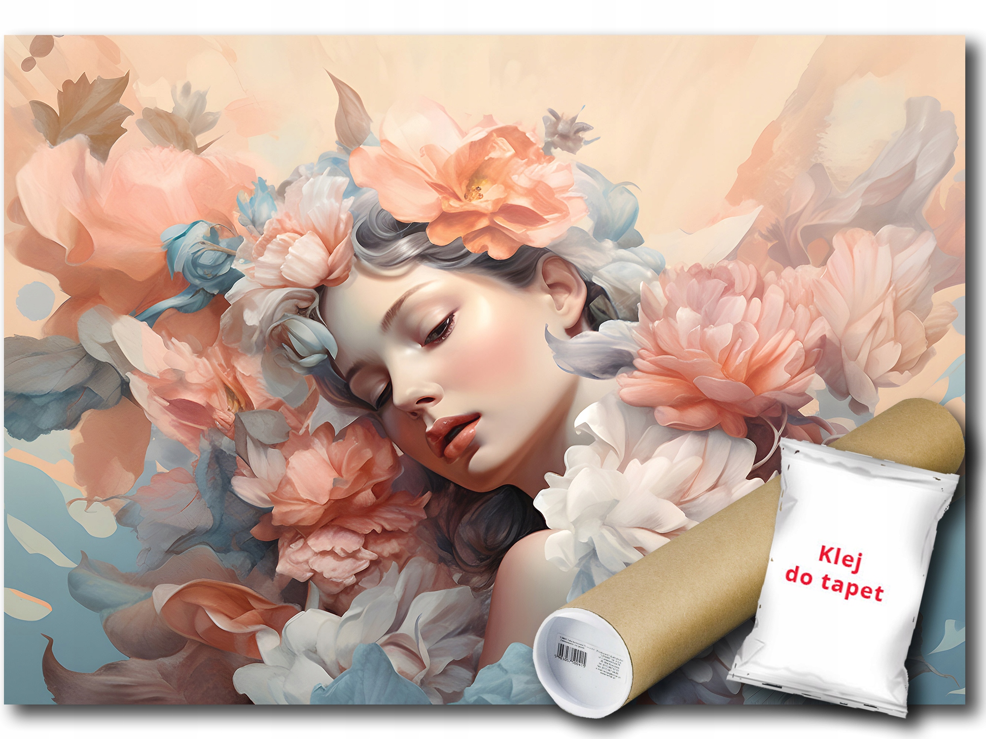 Vinylová Fototapeta Žena Květiny 416x254