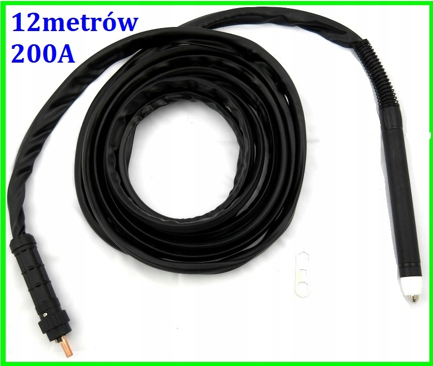 MOCNY 200A PRZEWÓD UCHWYT PALNIK PLAZMOWY MASZYNOWY CNC P80 EURO 12metrów