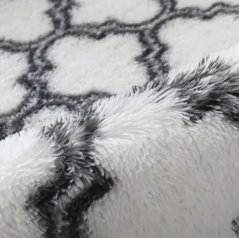 OKRĄGŁY PUCHATY DYWAN SHAGGY KLASYCZNY 120x120cm Marka bez marki