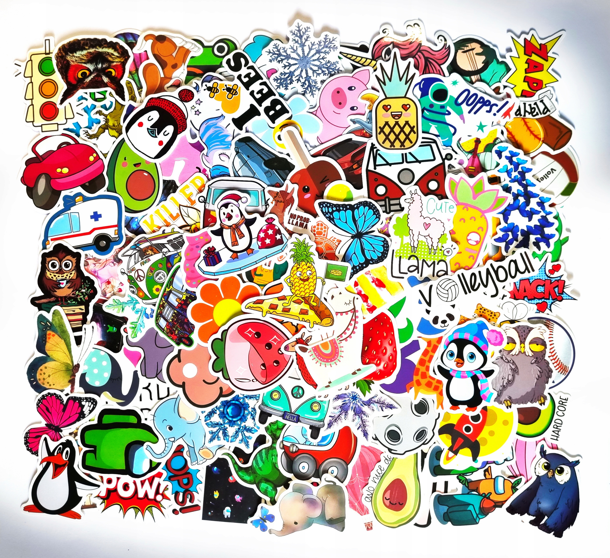 

Wodoodporne Naklejki Dla Dzieci na rower 100szt