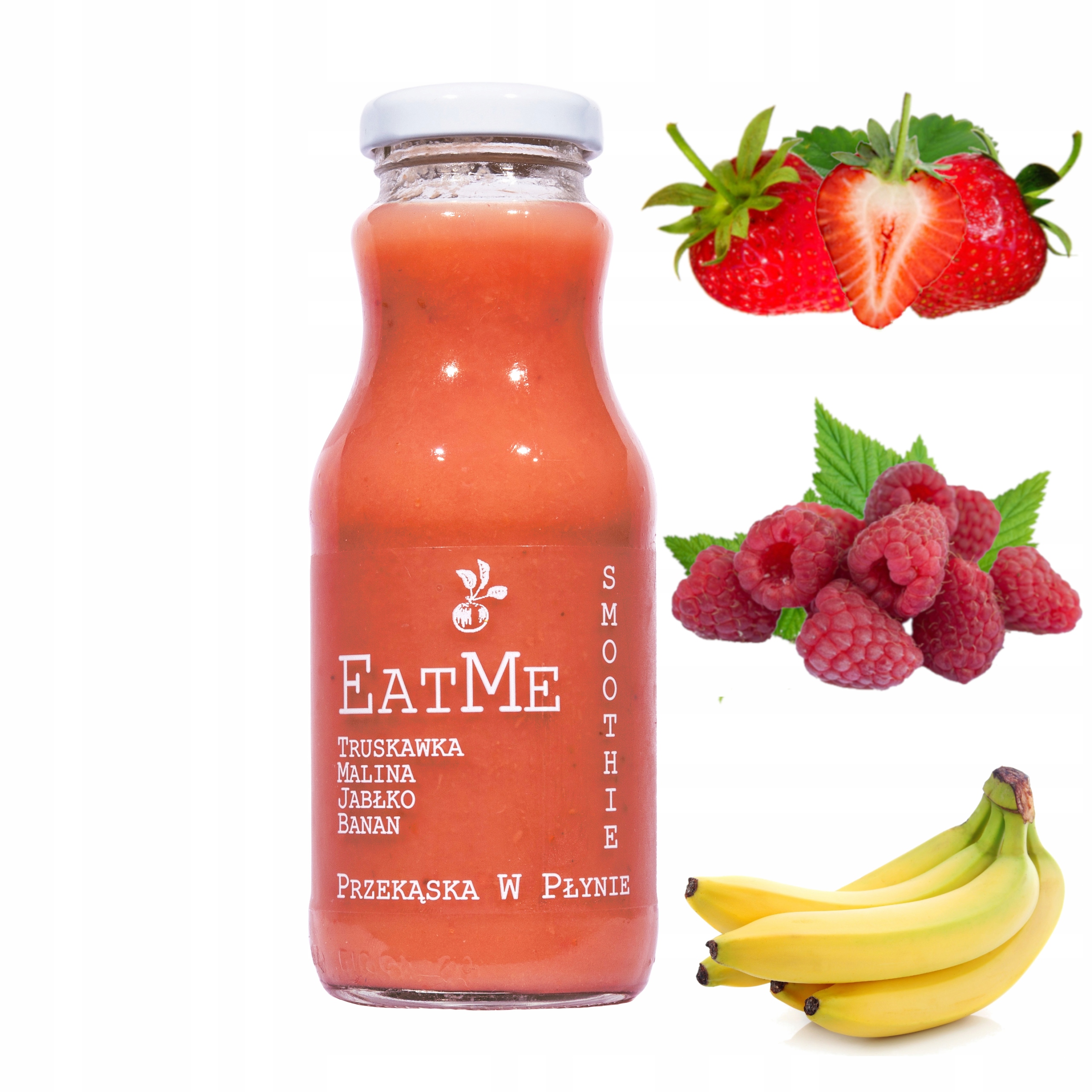 Mus owocowy DLA DZIECI truskawka banan malin 240ml