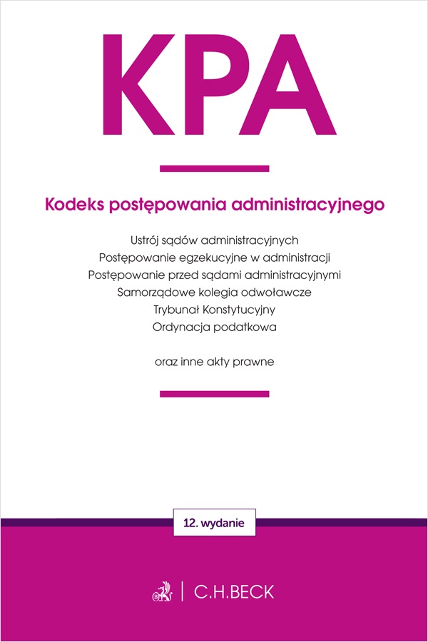 KPA. Kodeks postępowania administracyjnego...