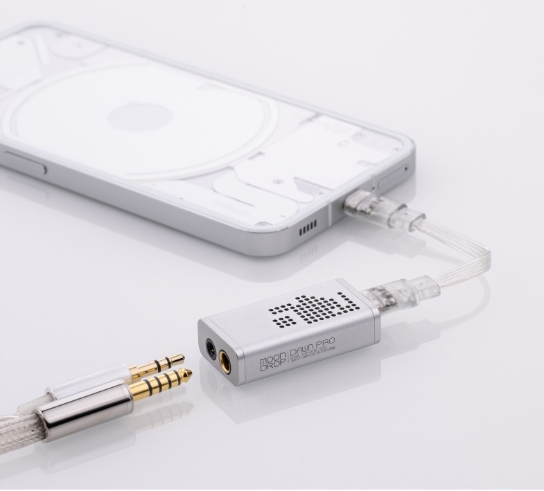 MOONDROP DAWN PRO - USB DAC/AMP Kolor dominujący srebrny/szary