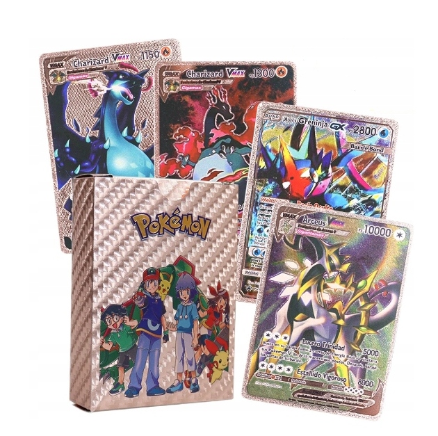 KARTY POKEMON RÓŻOWE KOLEKCJA KOLEKCJONERSKIE 55 SZT