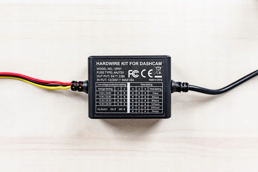 Adapter samochodowy do kamer VANTRUE VP01 Producent inny