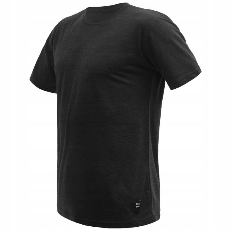 Sensor Triko Merino Cordura pánské krátký černá XL