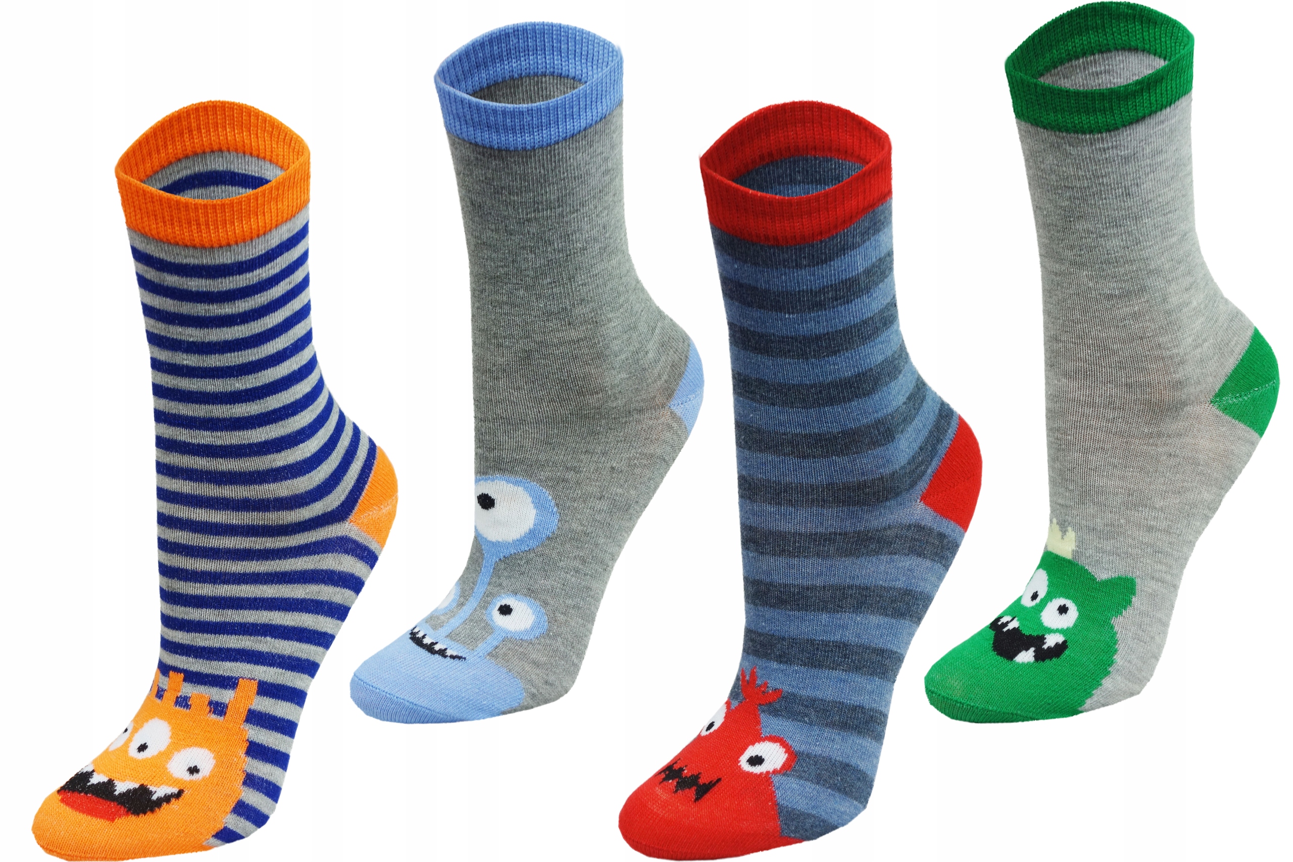 

4x Skarpety Grube Ocieplane Dzieciece Frotte 23-26