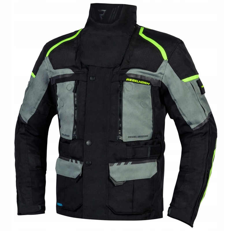 Rebelhorn Cubby IV Bunda Black/grey/flo Yellow Na Darček