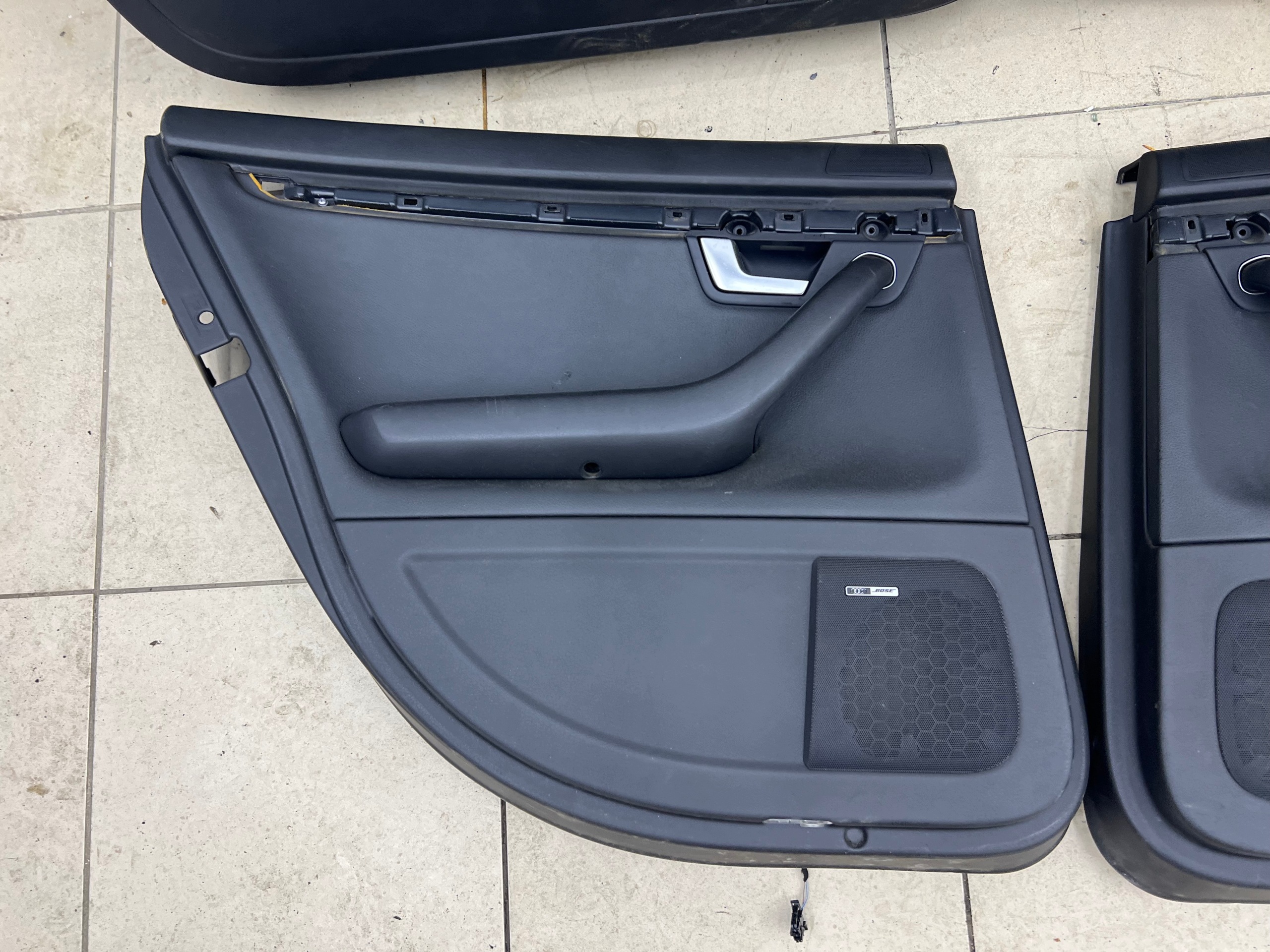 4X side upholstery door AUDI A4 B6 B7 AVANT KOMPLET S-LINE BOSE