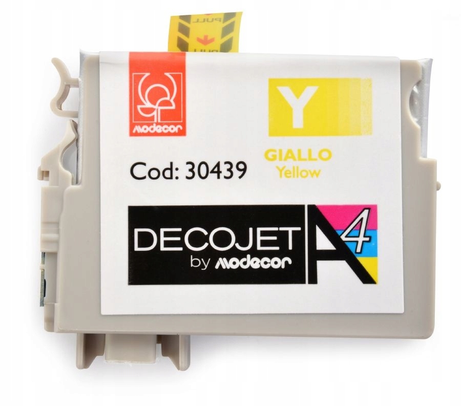 Levně Žlutý potravinářský inkoust pro tiskárny Modecor Decorjet Mini a A4