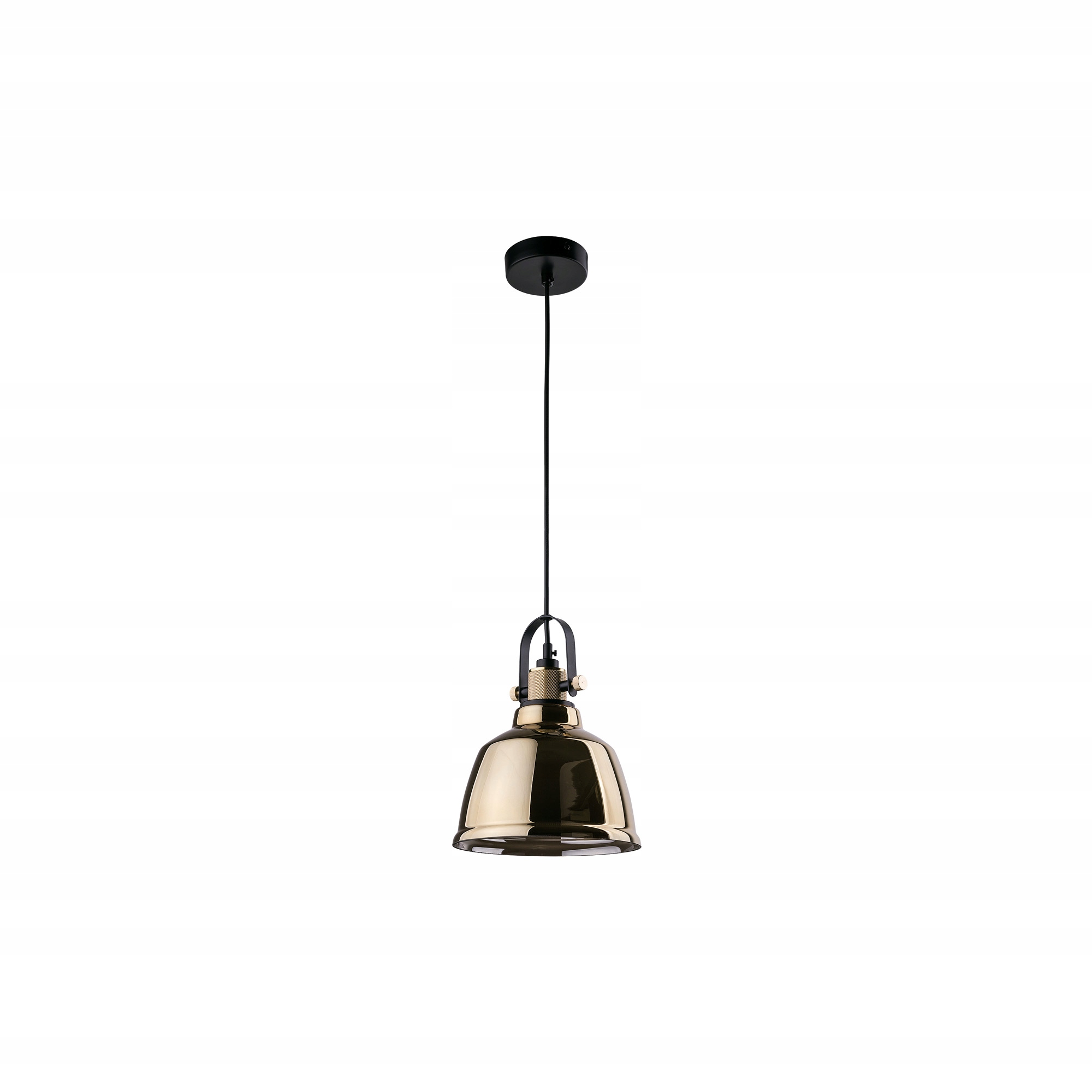 Závesná lampa Nowodvorski Amalfi 1xE27 zlatá obývacia izba 150 cm industriálna