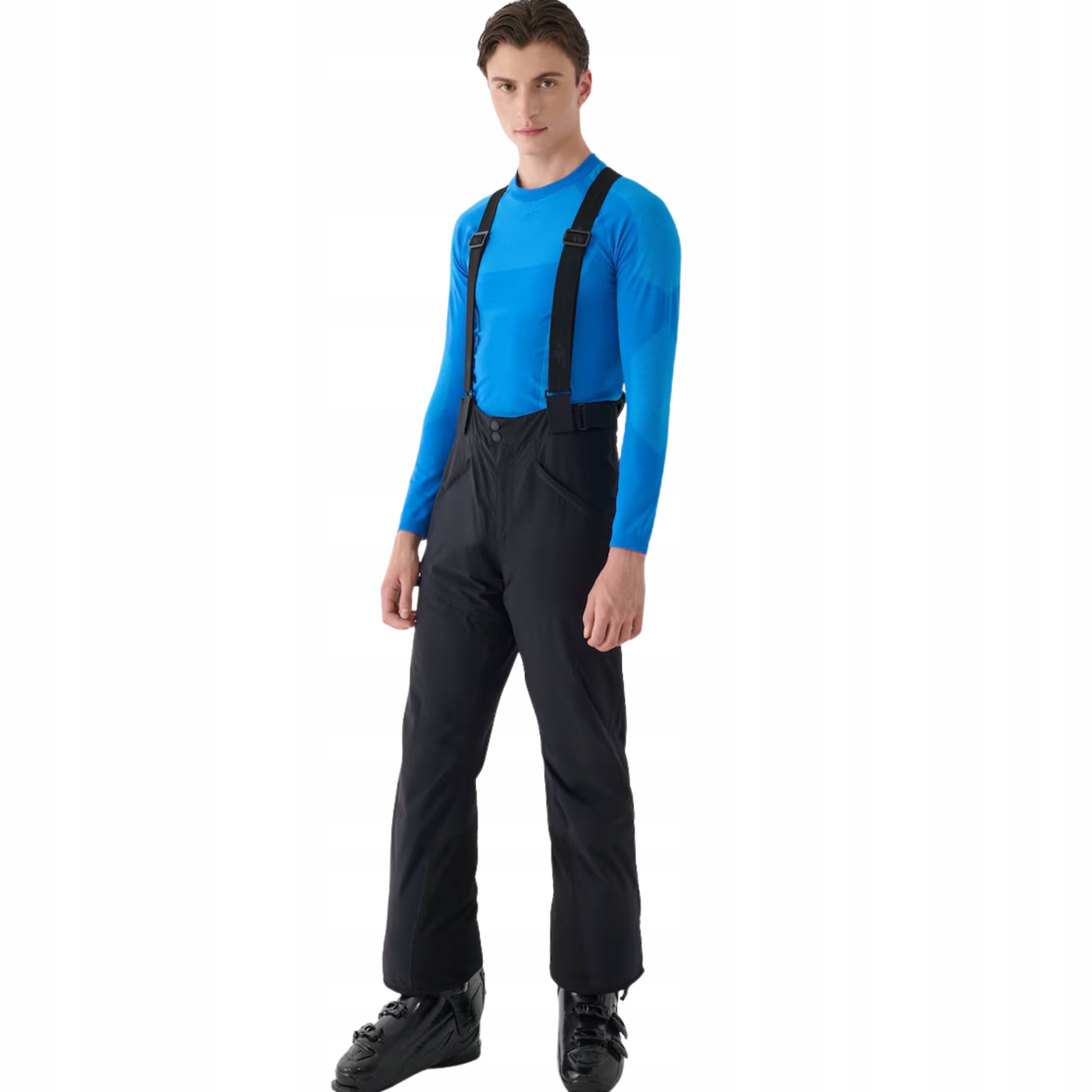 Męskie Spodnie Narciarskie 4F Z Szelkami Membrana 15000 Thinsulate M